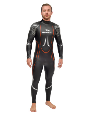 Гидрокостюм для триатлона AquaForce мужской 2мм голый/лайкра Гидрокостюм для триатлона AquaForce мужской 2мм голый/лайкра